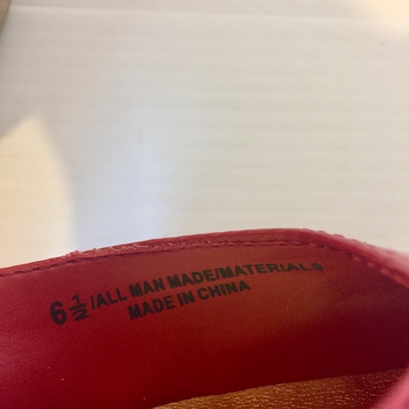 Hollywood Heels, Platform Shoes, red, Size 6.5 - Picture 5 of 7